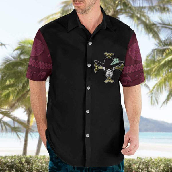 Dracule Mihawk One Piece Anime Hawaiian Shirt 3.jpg
