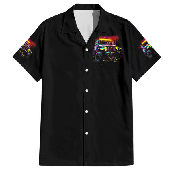 Glowing Jeep Hawaiian Shirt Jeep Girl Iam Who Iam Your Approval Isnt Needed 2.jpg