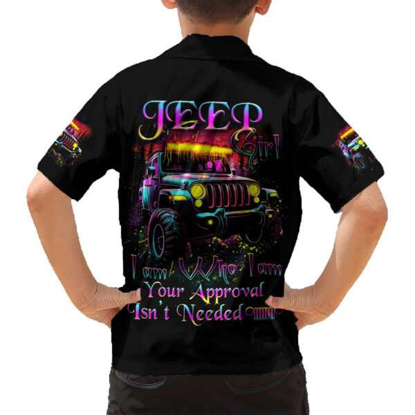 Glowing Jeep Hawaiian Shirt Jeep Girl Iam Who Iam Your Approval Isnt Needed 6.jpg