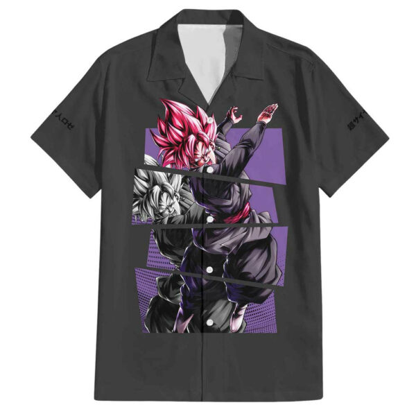 Goku Black Rose Dragon Ball Hawaiian Shirt Anime 1.jpg