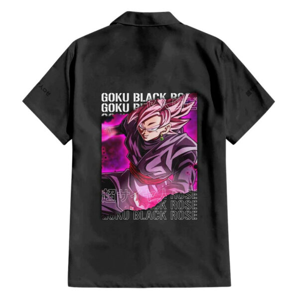 Goku Black Rose Dragon Ball Hawaiian Shirt Anime 2.jpg