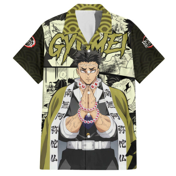 Gyomei Himejima Demon Slayer Hawaiian Shirt Anime Mix Manga 1.jpg