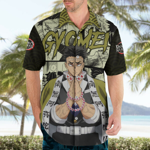 Gyomei Himejima Demon Slayer Hawaiian Shirt Anime Mix Manga 3.jpg