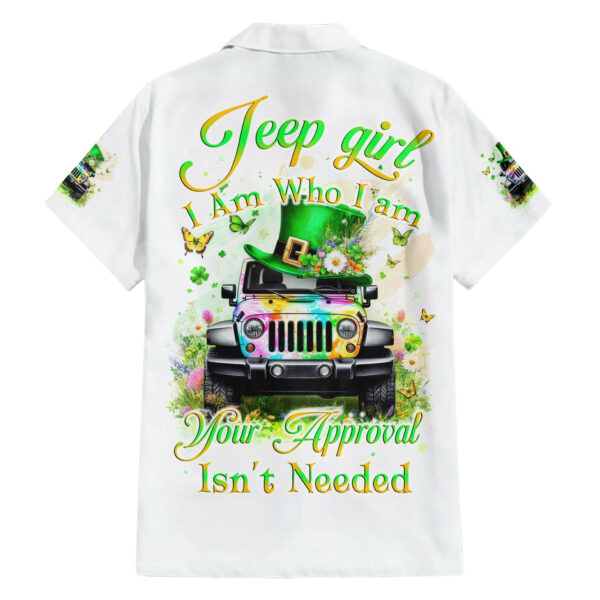 Irish Jeep Hawaiian Shirt Jeep Girl Iam Who Iam Your Approval Isnt Needed 1.jpg