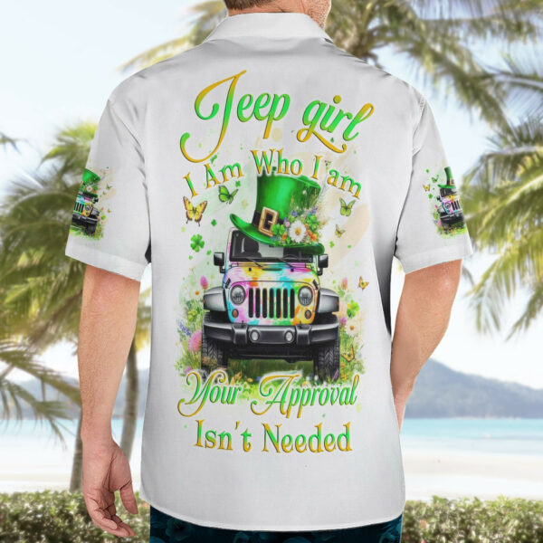 Irish Jeep Hawaiian Shirt Jeep Girl Iam Who Iam Your Approval Isnt Needed 4.jpg