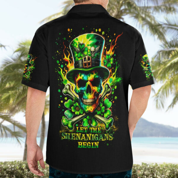 Irish Skull Hawaiian Shirt Let The Shenanigans Begin 4.jpg