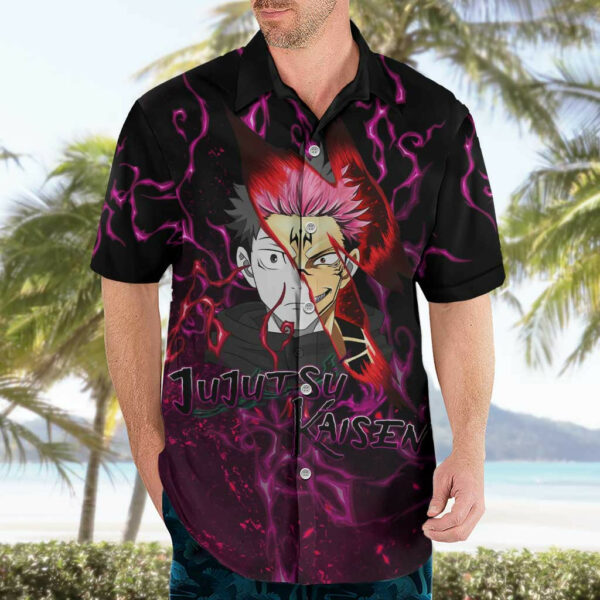 Itadori Yuji Ryomen Sukuna Jujutsu Kaisen Hawaiian Shirt Pattern Anime Mix Manga 3.jpg