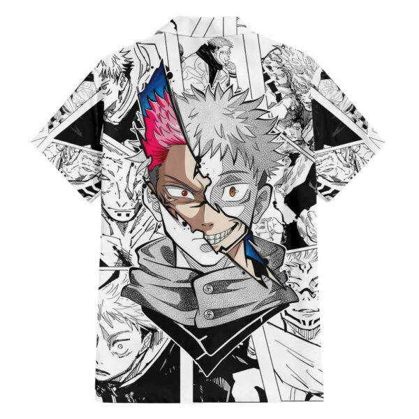 Itadori Yuji and Sukuna Jujutsu Kaisen Hawaiian Shirt Anime Japan 2.jpg