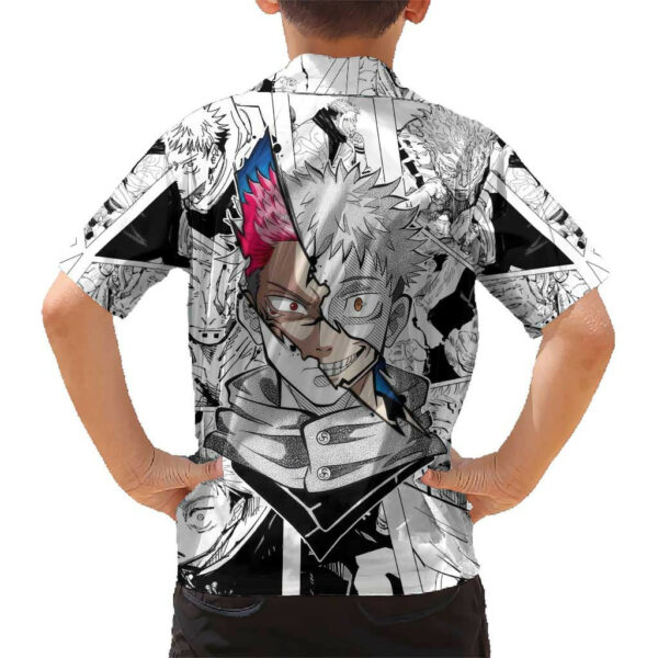 Itadori Yuji and Sukuna Jujutsu Kaisen Hawaiian Shirt Anime Japan 6.jpg