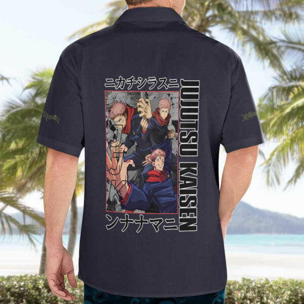 Itadori Yuuji Jujutsu Kaisen Hawaiian Shirt Anime 4.jpg