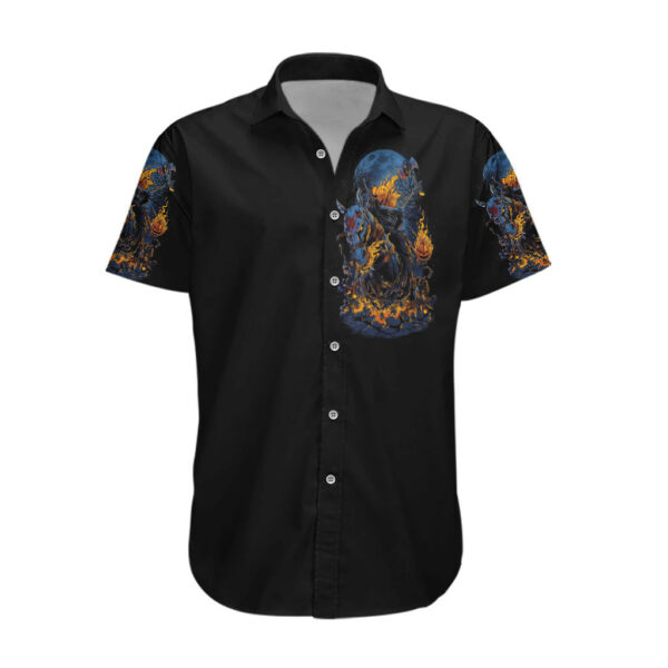 Jack O Lantern Skull Hawaiian Shirt I Can Fix Stupid But Its Gonna Hurt 2.jpg