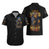 Jack O Lantern Skull Hawaiian Shirt I Can Fix Stupid But Its Gonna Hurt 3.jpg