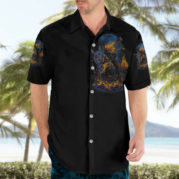 Jack O Lantern Skull Hawaiian Shirt I Can Fix Stupid But Its Gonna Hurt 4.jpg