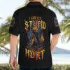 Jack O Lantern Skull Hawaiian Shirt I Can Fix Stupid But Its Gonna Hurt 5.jpg