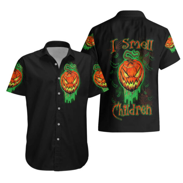 Jack O Lantern Skull Hawaiian Shirt I Smell Children 3.jpg