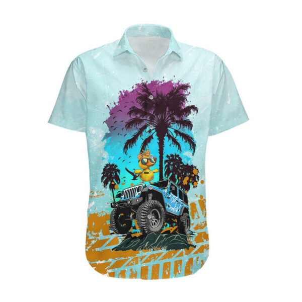 Jeep Duck Hawaiian Shirt Im Just Here for The Mud 2.jpg