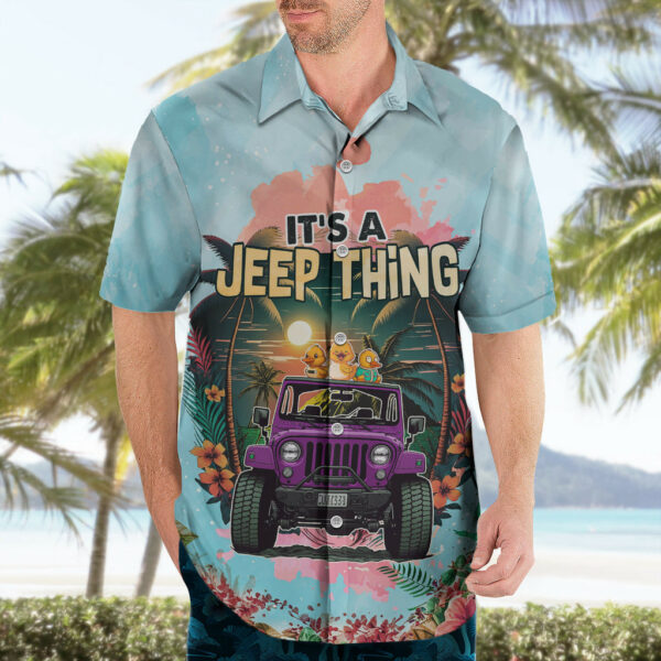 Jeep Duck Tropical Summer Hawaiian Shirt Its A Jeep Thing 4.jpg