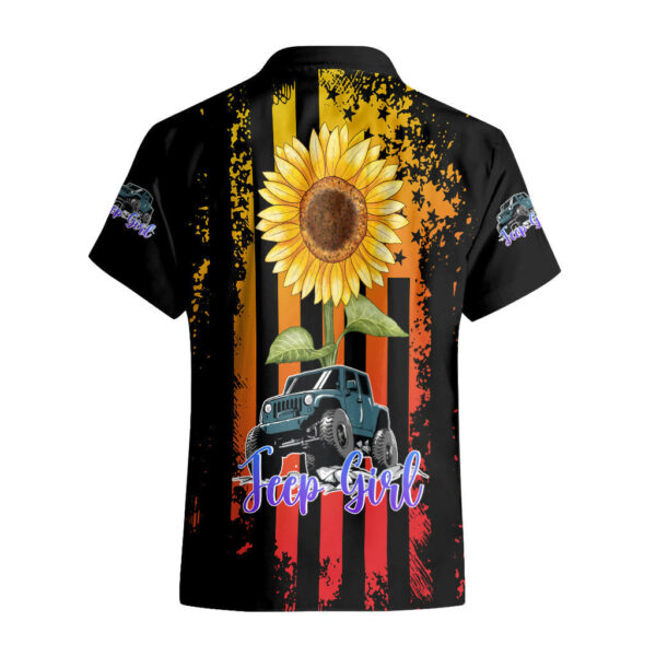 Jeep Girl Hawaiian Shirt Sunflowers Mix American Flag 2.jpg