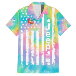 Jeep Girl Hawaiian Shirt Tie Dye American Flag Lips 1.jpg