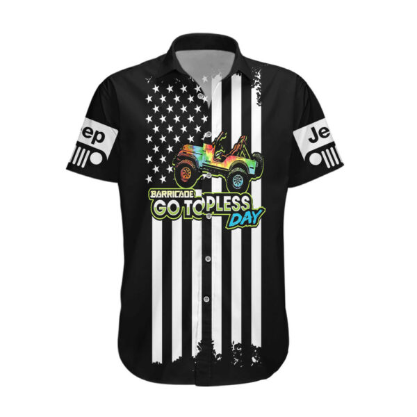 Jeep Go Topless Day 2023 Get Dirty Hawaiian Shirt Black Version 1.jpg