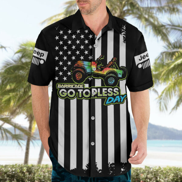 Jeep Go Topless Day 2023 Get Dirty Hawaiian Shirt Black Version 4.jpg