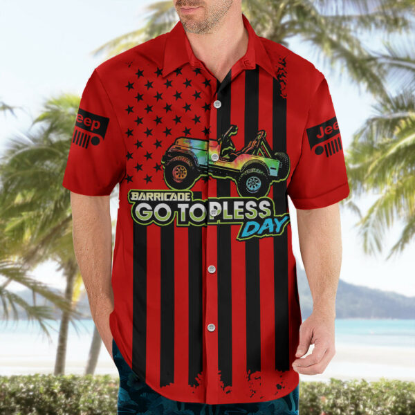Jeep Go Topless Day 2023 Get Dirty Hawaiian Shirt Red Version 4.jpg