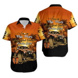 Jeep Hawaiian Shirt Im A Flip Flops And Jeep Kinda Girl Orange 1.jpg