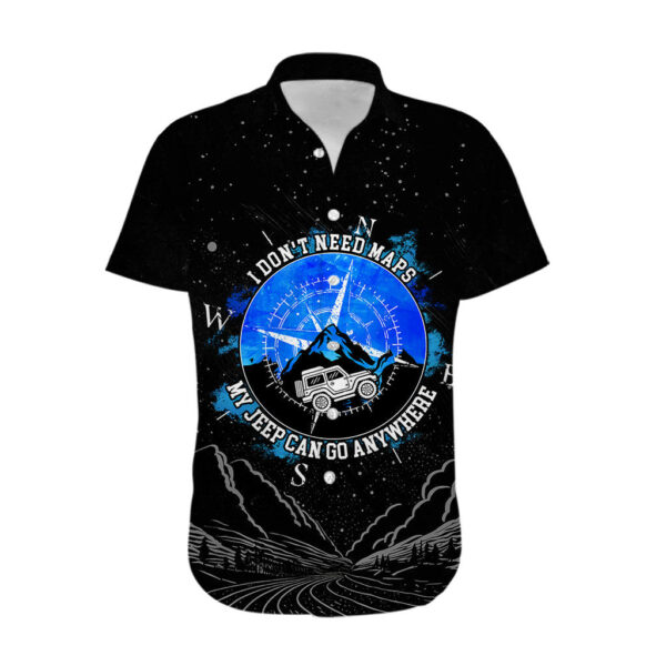 Jeep Hawaiian Shirt Mens I Dont Need Map My Jeep Can Go Anywhere 2.jpg