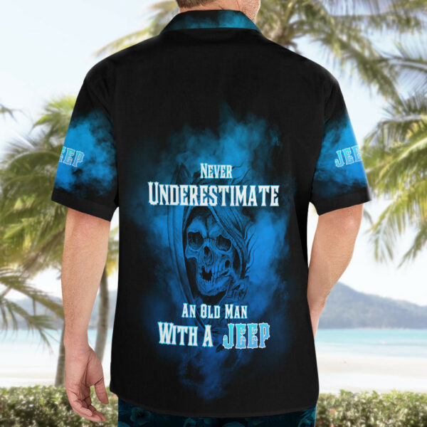 Jeep Hawaiian Shirt Never Underestimate An Old Man With Jeep Blue 5.jpg