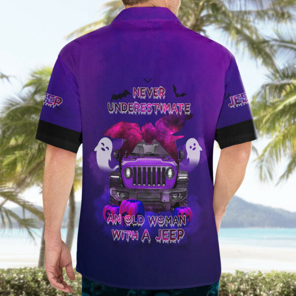 Jeep Hawaiian Shirt Never Underestimate An Old Woman With A Jeep 5.jpg