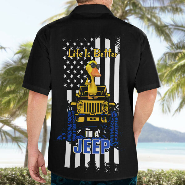 Jeep Jeep Duck Hawaiian Shirt Life Is Better In A Jeep 5.jpg