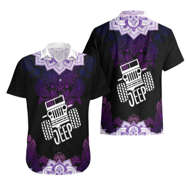 Jeep Mandala Hawaiian Shirt Patterns Flower Mix Jeep 3.jpg