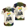 Jeep Pride Month Hawaiian Shirt Floral Pattern And Heart With LGBT Flag 3.jpg