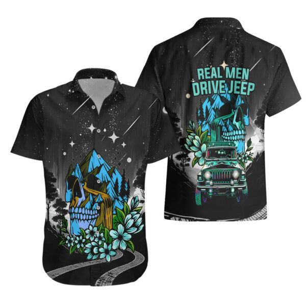 Jeep Skull Hawaiian Shirt Real Men Drive Jeep 1.jpg