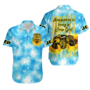 Jeep Sunflower Hawaiian Shirt Happiness Is Being A Jeep Girl Tie Dye Ver01 1.jpg