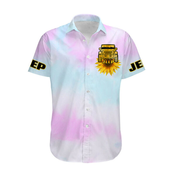Jeep Sunflower Hawaiian Shirt Happiness Is Being A Jeep Girl Tie Dye Ver02 2.jpg