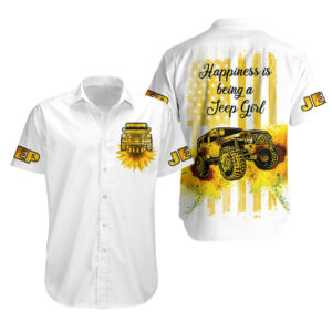 Jeep Sunflower Hawaiian Shirt Happiness Is Being A Jeep Girl White 1.jpg