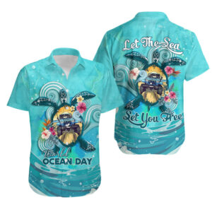 Jeep Turtle Let The Sea Set You Free World Ocean Day Hawaiian Shirt 1.jpg
