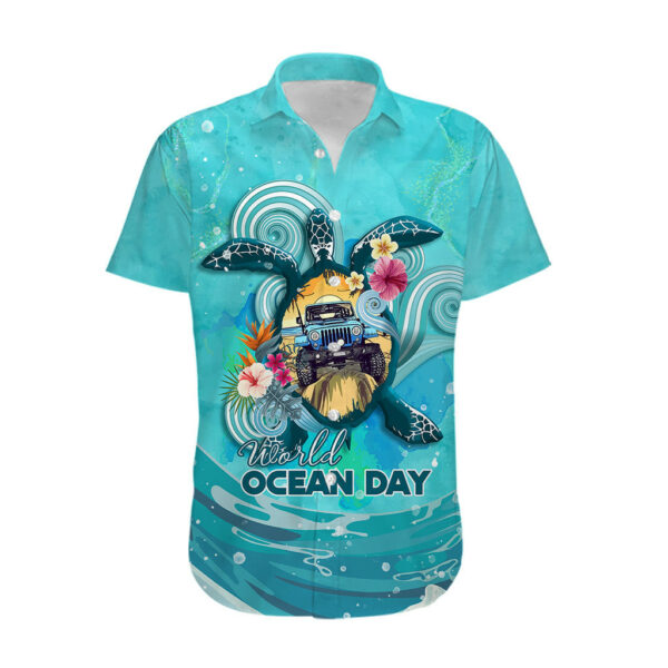 Jeep Turtle Let The Sea Set You Free World Ocean Day Hawaiian Shirt 2.jpg