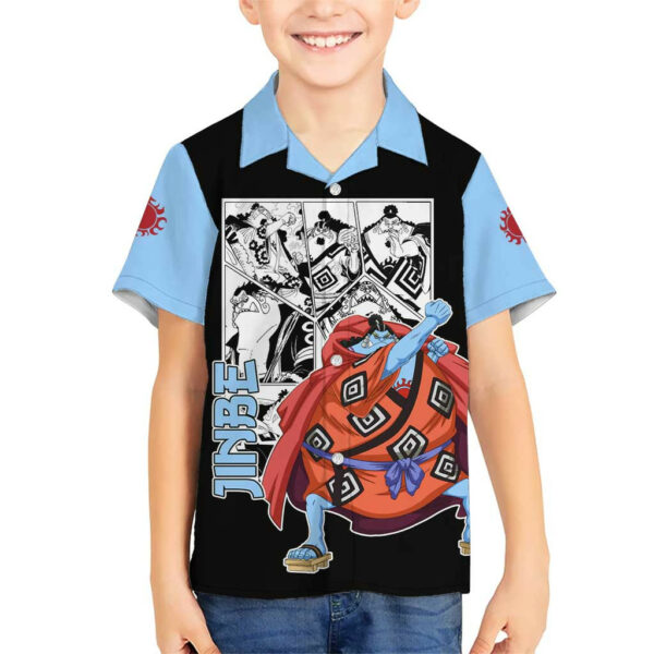 Jinbe One Piece Hawaiian Shirt Anime Mix Manga 5.jpg