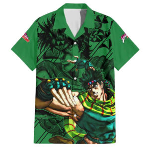 Joseph Joestar JoJos Bizarre Adventure Hawaiian Shirt Anime Mix Black Sketch 1.jpg