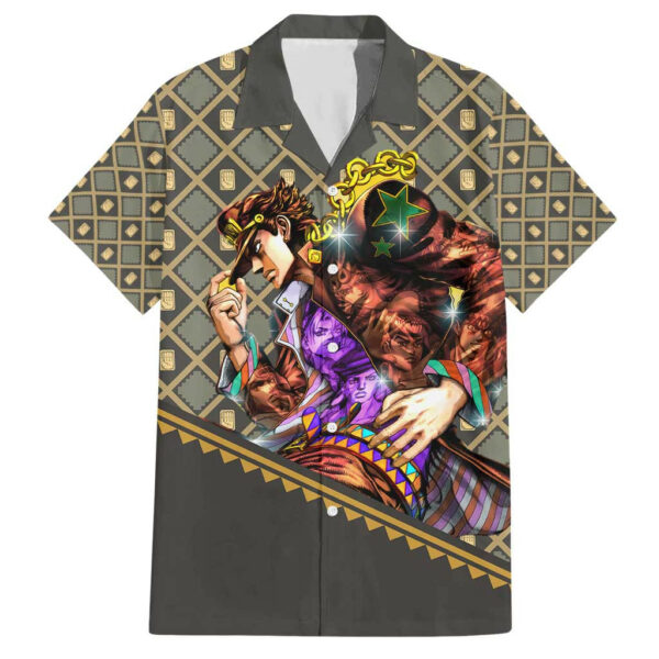 Jotaro Kujo JoJo no Kimyo na Boken Hawaiian Shirt Anime 1.jpg