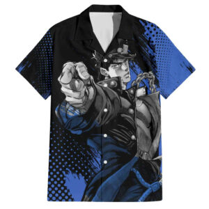 Jotaro Kujo JoJos Bizarre Adventure Hawaiian Shirt Anime 1.jpg