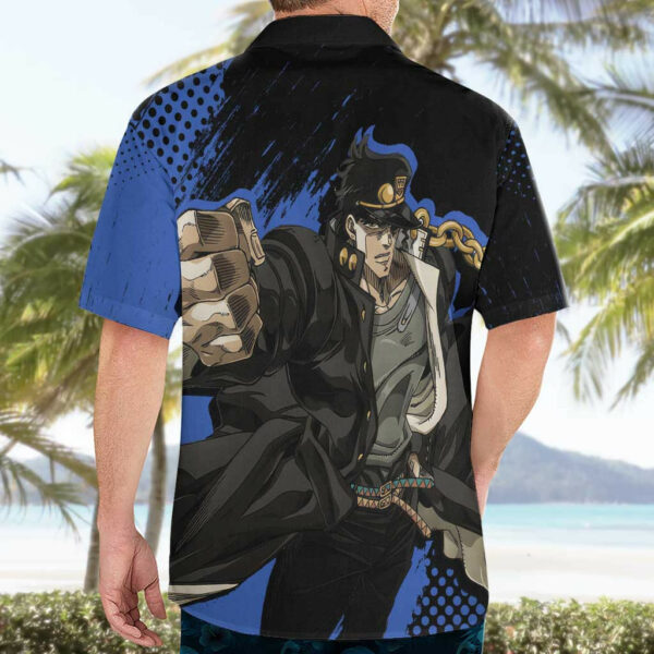Jotaro Kujo JoJos Bizarre Adventure Hawaiian Shirt Anime 4.jpg