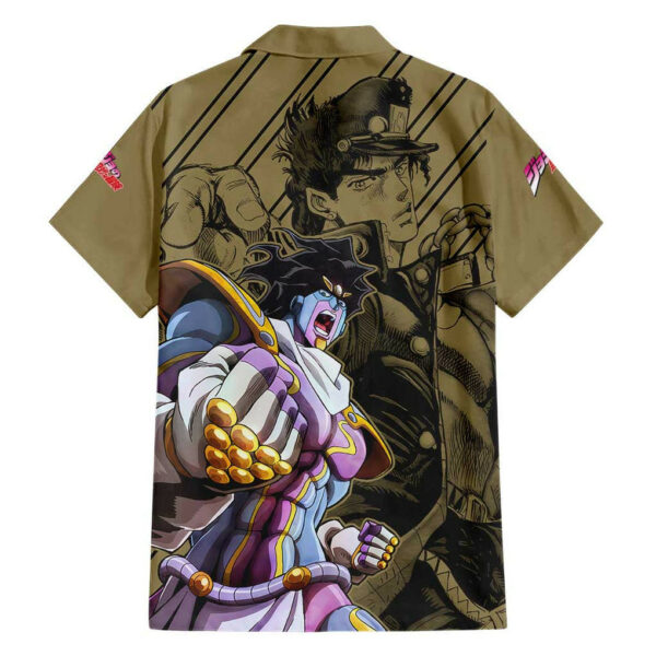 Jotaro Kujo JoJos Bizarre Adventure Hawaiian Shirt Anime Mix Black Sketch 2.jpg