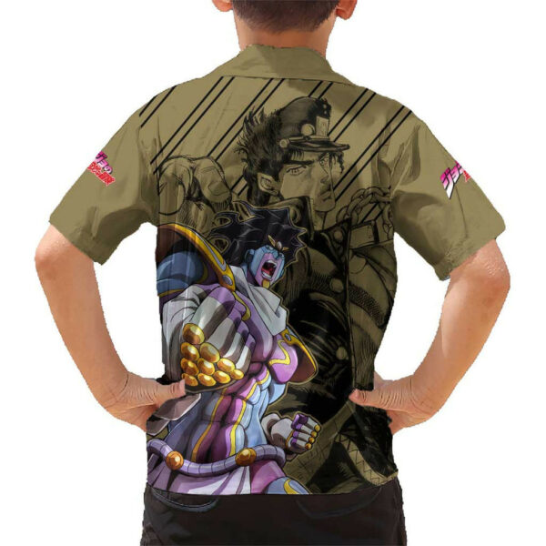 Jotaro Kujo JoJos Bizarre Adventure Hawaiian Shirt Anime Mix Black Sketch 6.jpg