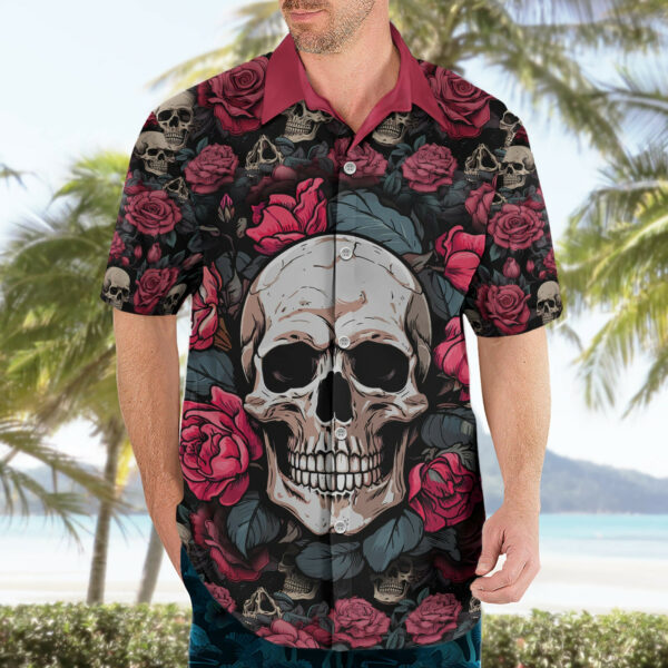 Judge Me When Yours Perfect Otherwise Shut Up Skull Hawaiian Shirt 3.jpg