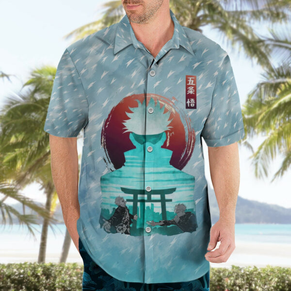 Jujutsu Kaisen Gojo Satoru Hawaiian Shirt Traditional Aesthetics 3.jpg