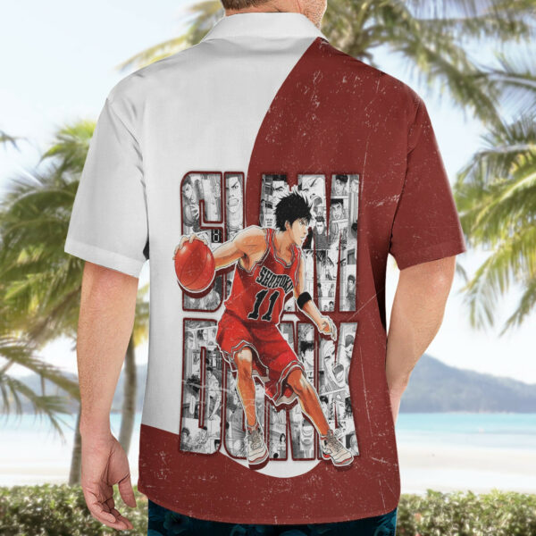 Kaede Rukawa Slam Dunk Number 11 Hawaiian Shirt Anime Mix Manga 4.jpg