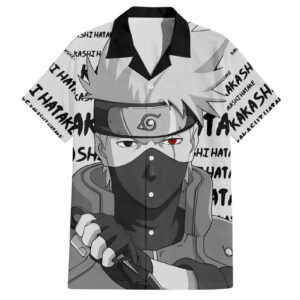 Kakashi Hatake Anime Style Manga Hawaiian Shirt 1.jpg